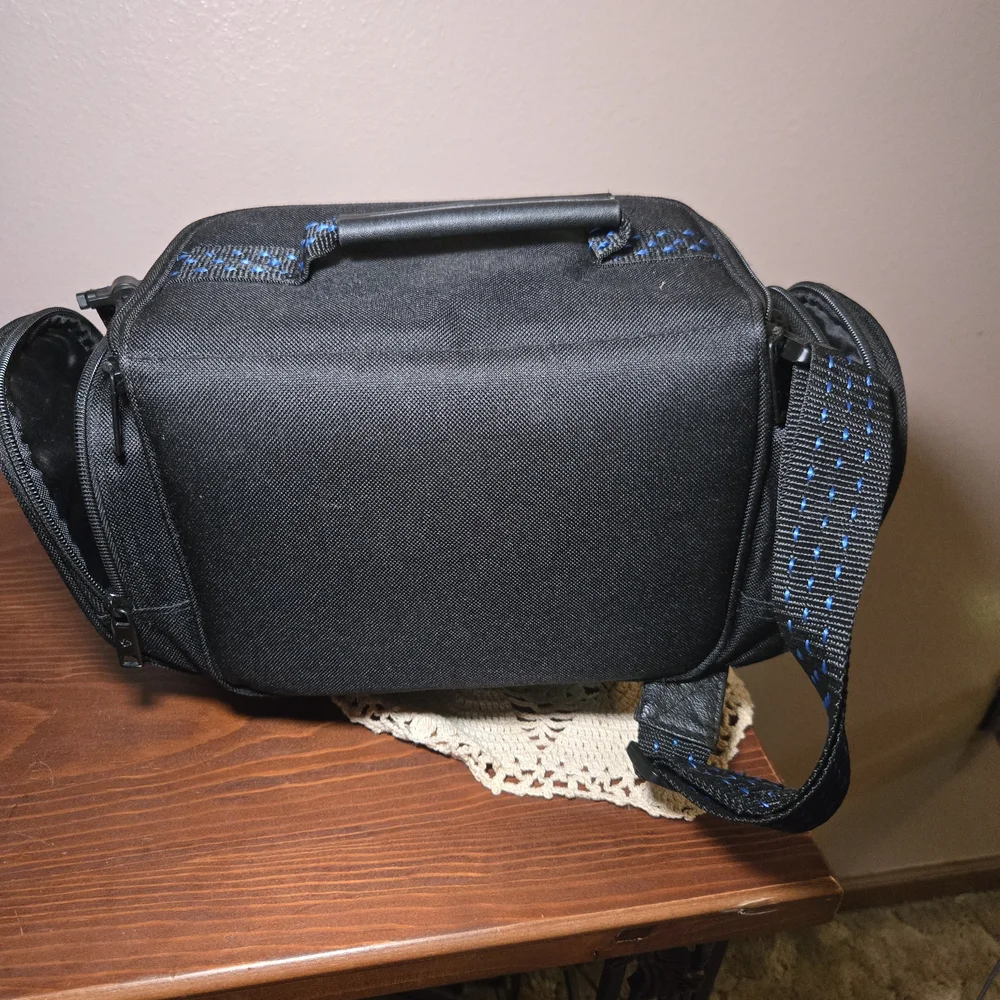 Samsonite Black and Blue Camera Bag